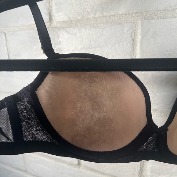 NWT Soma Lightest Lift Lined Demi Underwire Lace Bra 36 A Black #0394 - Picture 5 of 13